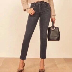 Reformation dark grey jeans